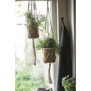 Ib Laursen Juuttiamppeli 90 cm, luonnonvärinen