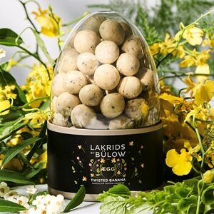 Lakrids By Bulow Egg twisted banana suklaakuorrutteinen lakritsi 485 g