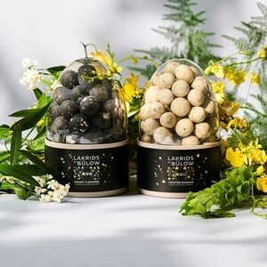 Lakrids By Bulow Egg twisted banana suklaakuorrutteinen lakritsi 485 g