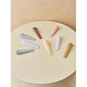 OYOY Ninka & Teddy Ice Pops 4 kpl/pkt, caramel/blue