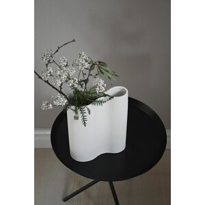 Storefactory Bunn 2-osainen maljakko 18 x 7 x 24 cm, valkoinen