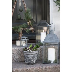 Ib Laursen Norr lantern 13,5 x 13,5 x 25,5 cm, antique black