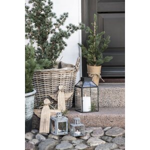 Ib Laursen Norr lantern 13,5 x 13,5 x 25,5 cm, antique black