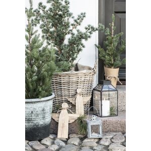 Ib Laursen Norr lantern 13,5 x 13,5 x 25,5 cm, antique black