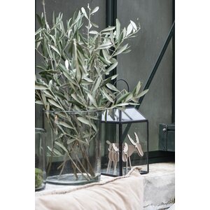 Ib Laursen Norr lantern 13,5 x 13,5 x 25,5 cm, antique black