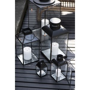 Ib Laursen Norr lantern 13,5 x 13,5 x 25,5 cm, antique black
