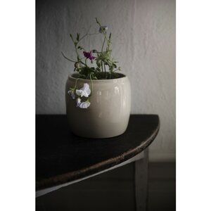 Ernst Lasitettu ruukku 18 x 19,5 cm, beige