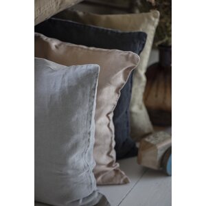 Ib Laursen Pellavatyynynpäällinen 50 x 50 cm, cafe creme