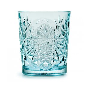 Libbey hobstar drinking glass 35 cl, turquoise