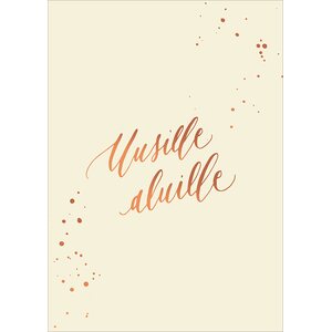 Kalligrafiastudio Uusille aluille kortti