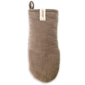 Ernst Oven glove 16 x 30 cm, mud