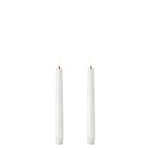 Uyuni Led-kruunukynttilä 20 cm 2 kpl/pkt, valkoinen