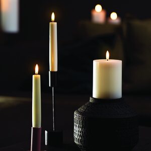 Uyuni Led-kruunukynttilä 15 cm 2 kpl/pkt, valkoinen