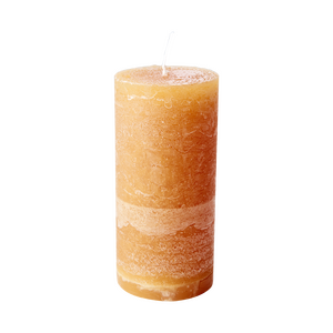 Affari Cote nord pillar candle 7 x 15 cm, ochre