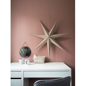 Riike Design Slim paperitähti 70 cm, hiekka