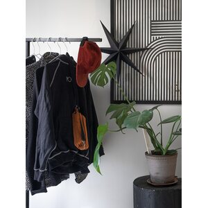 Riike Design Slim paperitähti 50 cm, noki