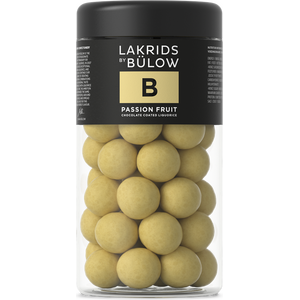 Lakrids By Bulow B - Passion fruit suklaakuorrutteinen lakritsi 295 g, regular