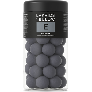 Lakrids By Bulow E - Salmiak suklaakuorrutteinen lakritsi 295 g, regular