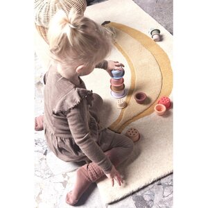 OYOY Tawa pinottavat kupit, caramel/blue