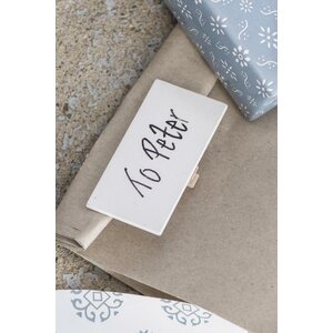 Ib Laursen Paper bag Kraft M 18x28,5x8,5 cm, sand