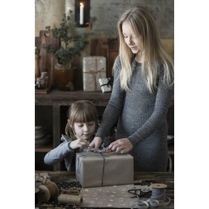 Ib Laursen Samettinauha 10 m, harmaa