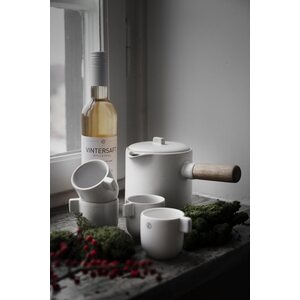 Ernst Can to warm drink 1 ltr, white/sand