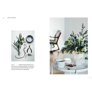 Cozy Publishing Green Christmas - kransseja ja kukka-asetelmia
