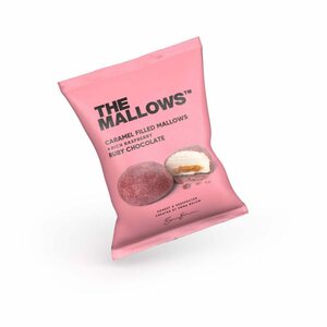 The Mallows Täytetyt vaahtokarkit, vadelma & ruby suklaa
