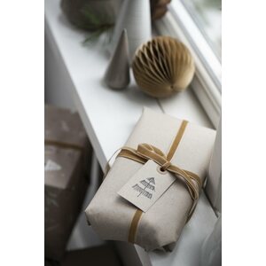 Ib Laursen Pallo paperikoriste 8 cm, beige