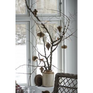 Ib Laursen Pallo paperikoriste 8 cm, beige