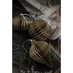 Ib Laursen Pallo paperikoriste 8 cm, beige