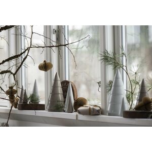 Ib Laursen Pallo paperikoriste 8 cm, beige