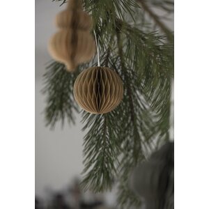 Ib Laursen Pallo paperikoriste 8 cm, beige