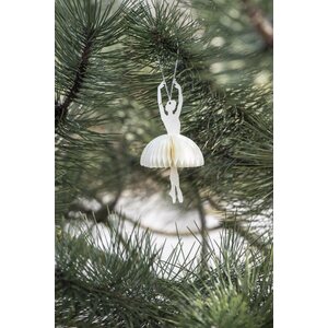 Ib Laursen Ballerina paperikoriste, valkoinen
