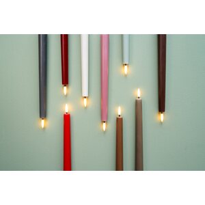Uyuni Led-kruunukynttilä 25 cm 2 kpl/pkt, beige