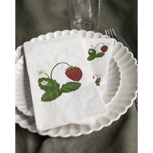 Storefactory Jordgubbe servetit 33 x 42 cm