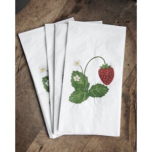 Storefactory Jordgubbe servetit 33 x 42 cm