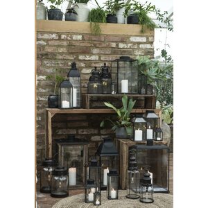 Ib Laursen Lantern 7 x 13,5 cm, black