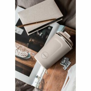 Aya&Ida Cup2go termosmuki 380 ml/500 ml, cream beige
