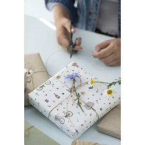 Ib Laursen gift wrapping paper Summer days 52,5 cm x 2 m