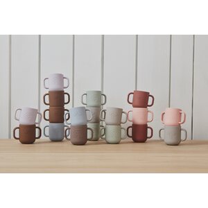 OYOY Kappu Cup - Pack of 2, coral/nutmeg