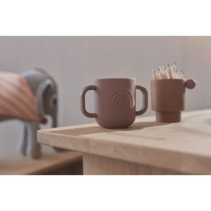 OYOY Kappu Cup - Pack of 2, coral/nutmeg