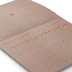 Liewood Kirby weekly planner A4, Pale tuscany / Apple red MALLIKAPPALE