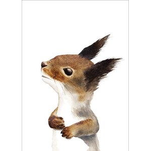 Henna Adel Squirrel postcard