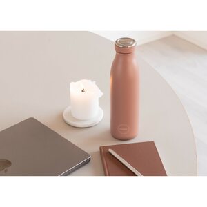 Aya&Ida Juomapullo 500ml, ash rose