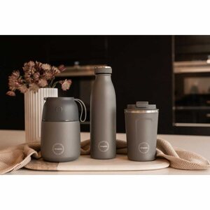 Aya&Ida Cup2go termosmuki 380 ml/500 ml, dark grey