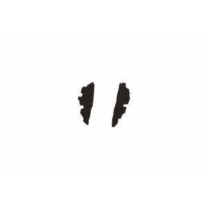 Littlebit Design pitkulaiset MORE BLACK -nappikorvakorut 45 mm