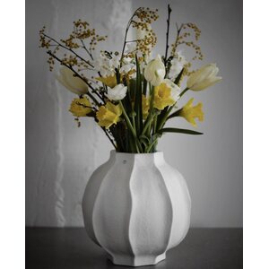 Ernst vase, natural white ceramics CHOOSE SIZE