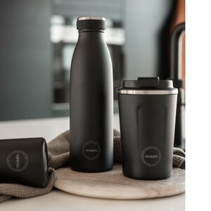 Aya&Ida Cup2go termosmuki 380 ml/500 ml, mattamusta