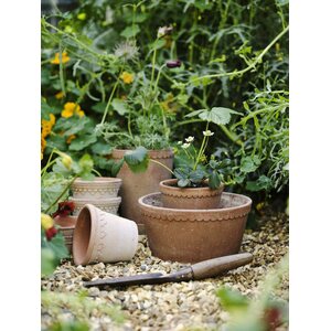 Bergs Potter Helena pot raw terracotta rosa, CHOOSE SIZE